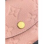 Louis Vuitton LV Unisex Rosalie Coin Purse Monogram Empreinte Embossed Supple Grained Cowhide Leather Pink - Image 9