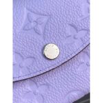 Louis Vuitton LV Unisex Rosalie Coin Purse Purple Monogram Empreinte Embossed Supple Grained Cowhide Leather - immagine 9