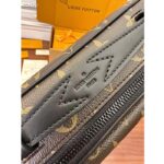 Louis Vuitton LV Unisex S Lock Messenger Black Monogram Macassar Coated Canvas Epi Leather - Image 7