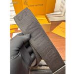 Louis Vuitton LV Unisex S Lock Messenger Black Monogram Macassar Coated Canvas Epi Leather - Image 9