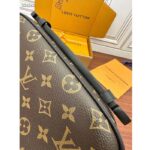 Louis Vuitton LV Unisex S Lock Messenger Black Monogram Macassar Coated Canvas Epi Leather - Image 8