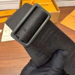 Louis Vuitton LV Unisex S Lock Messenger Black Monogram Macassar Coated Canvas Epi Leather - Image 10