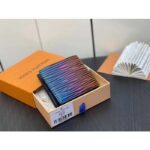 Louis Vuitton LV Unisex Slender Wallet Gradient Electric Sun Calf Leather Textile Lining - immagine 3