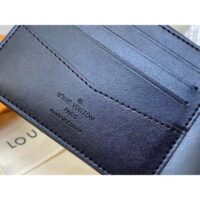 Louis Vuitton LV Unisex Slender Wallet Gradient Electric Sun Calf Leather Textile Lining (4)