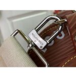 Louis Vuitton LV Unisex Soft Polochon MM Cognac Calf Leather Textile Lining - Bild 10