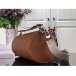 Louis Vuitton LV Unisex Soft Polochon MM Cognac Calf Leather Textile Lining - Bild 7