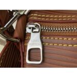 Louis Vuitton LV Unisex Soft Polochon MM Cognac Calf Leather Textile Lining - Bild 11