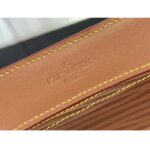 Louis Vuitton LV Unisex Soft Polochon MM Cognac Calf Leather Textile Lining - Bild 13