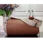 Louis Vuitton LV Unisex Soft Polochon MM Cognac Calf Leather Textile Lining - Bild 4