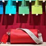 Louis Vuitton LV Unisex Soft Polochon MM Vermillion Red Epi XL Grained Cowhide Leather - Image 2