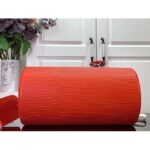 Louis Vuitton LV Unisex Soft Polochon MM Vermillion Red Epi XL Grained Cowhide Leather - Image 10