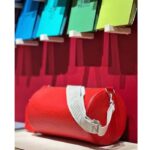 Louis Vuitton LV Unisex Soft Polochon MM Vermillion Red Epi XL Grained Cowhide Leather - Image 3