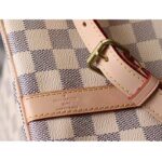 Louis Vuitton LV Unisex Speedy 30 Damier Azur Coated Canvas Natural Cowhide Leather - Image 9