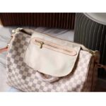 Louis Vuitton LV Unisex Speedy 30 Damier Azur Coated Canvas Natural Cowhide Leather - Image 6