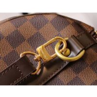 Louis Vuitton LV Unisex Speedy 30 Damier Ebene Coated Canvas Natural Cowhide Leather (11)