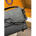 Louis Vuitton LV Unisex Steamer Wearable Wallet Black Embossed Cowhide Leather - Bild 8