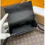 Louis Vuitton LV Unisex Steamer Wearable Wallet Black Embossed Cowhide Leather - Bild 7