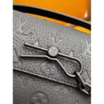 Louis Vuitton LV Unisex Steamer Wearable Wallet Black Embossed Cowhide Leather - Bild 5