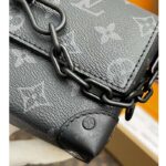 Louis Vuitton LV Unisex Steamer Wearable Wallet Black Monogram Eclipse Coated Canvas Cowhide Leather - Bild 9