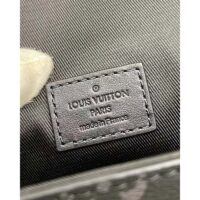 Louis Vuitton LV Unisex Steamer Wearable Wallet Black Monogram Eclipse Coated Canvas Cowhide Leather (13)