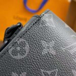 Louis Vuitton LV Unisex Steamer Wearable Wallet Black Monogram Eclipse Coated Canvas Cowhide Leather - Bild 12