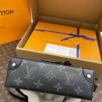 Louis Vuitton LV Unisex Steamer Wearable Wallet Black Monogram Eclipse Coated Canvas Cowhide Leather (13)