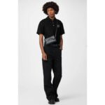 Louis Vuitton LV Unisex Steamer Wearable Wallet Black Monogram Eclipse Coated Canvas Cowhide Leather - Bild 15