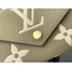 Louis Vuitton LV Unisex Victorine Wallet Cream Monogram Empreinte Embossed Supple Grained Cowhide Leather – Image 7