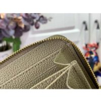 Louis Vuitton LV Unisex Zippy Coin Purse Khaki Cream Monogram Empreinte Embossed Cowhide Leather (10)