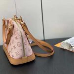 Louis Vuitton LV Women Alma BB Handbag Beige Ocher Monopaname Coated Canvas Cowhide Leather – Image 9