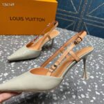 Louis Vuitton LV Women Blossom Slingback Pump Cream Patent Calf Leather Natural Cowhide – Bild 9