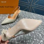Louis Vuitton LV Women Blossom Slingback Pump Cream Patent Calf Leather Natural Cowhide – Bild 10