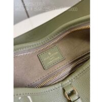 Louis Vuitton LV Women CarryAll PM Bag Light Khaki Cream Monogram Empreinte Embossed Grained Cowhide Leather (1)