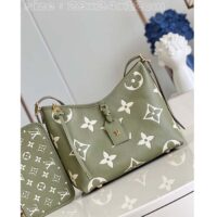 Louis Vuitton LV Women CarryAll PM Bag Light Khaki Cream Monogram Empreinte Embossed Grained Cowhide Leather (1)