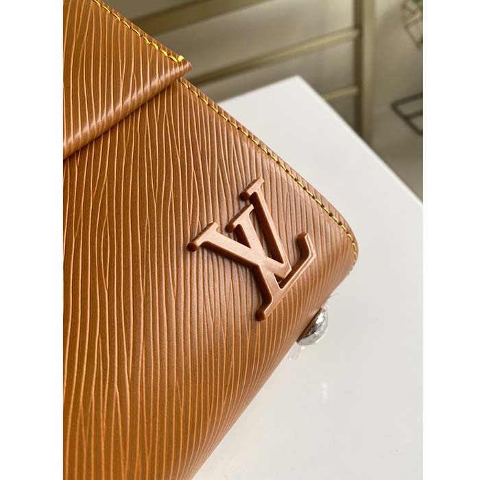 Louis Vuitton LV Women Cluny Mini Gold Miel Epi Grained Smooth Cowhide Leather (15)