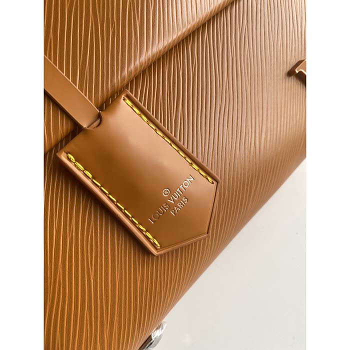 Louis Vuitton LV Women Cluny Mini Gold Miel Epi Grained Smooth Cowhide Leather (23)