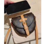 Louis Vuitton LV Women Micro Chantilly Monogram Coated Canvas Natural Cowhide Leather - Image 3