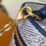 Louis Vuitton LV Women Micro Vanity Blue Monoglam Coated Canvas Microfiber Lining – Bild 8