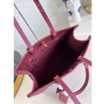 Louis Vuitton LV Women OnTheGo MM​ Wine Red Monogram Empreinte Embossed Grained Cowhide Leather - Image 6