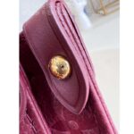 Louis Vuitton LV Women OnTheGo MM​ Wine Red Monogram Empreinte Embossed Grained Cowhide Leather - Image 9
