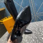 Louis Vuitton LV Women Sparkle High Boot Black Calf Leather Side Zip 9.5 CM Heel - Image 9