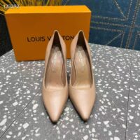 Louis Vuitton LV Women Sparkle Pump Nude Pink Lamb Leather Outsole 9.5 Cm Heel (10)