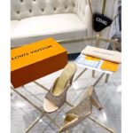 Louis Vuitton LV Women Super Mule Gold Strass Leather Outsole 10 CM Heel - immagine 6