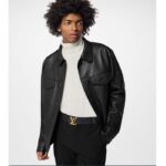 Louis Vuitton Unisex LV Initiales 40 MM Reversible Belt Taurillon Calf Leather Signature Buckle - Imagen 11