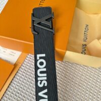 Louis Vuitton Unisex LV Initials 40 MM Reversible Belt Black Eclipse Epi XL Cowhide Leather (1)