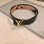 Louis Vuitton Unisex LV Initials 40 MM Reversible Belt Brown Leather Metal Buckle - immagine 5