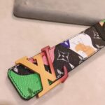 Louis Vuitton Unisex LV Initials 40 MM Reversible Belt Multicoloured Leather Metal Buckle - immagine 5