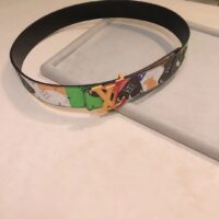 Louis Vuitton Unisex LV Initials 40 MM Reversible Belt Multicoloured Leather Metal Buckle (5)