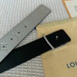 Louis Vuitton Unisex LV Initials 40 MM Reversible Belt Silver Taurillon Calf Leather - Bild 5