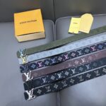 Louis Vuitton Unisex LV Light 40 MM Reversible Belt Monogram Spotlight Multi Black Calf Leather – Image 9